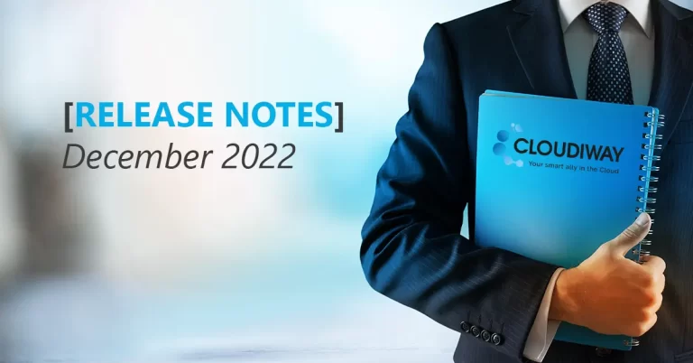 Release Notes December 2022 Cloud Migration